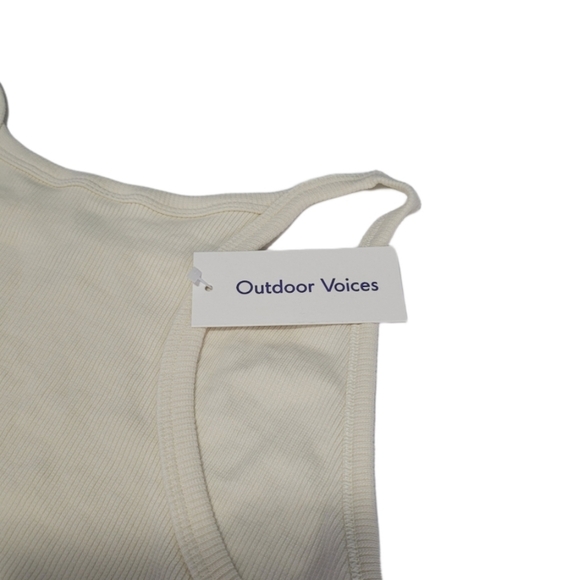 NWT  Outdoor Voices  Women's  XXL   Tank Top   Color Milk Stone - Picture 4 of 11